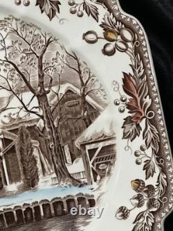 20Beautifully Engraved Serving Platter by Johnson Brothers/Country Life Pattern