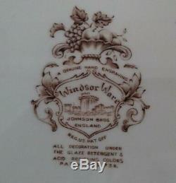 20 1/4 Thanksgiving Platter Johnson Bros. Harvest, Windsor Ware, Mint