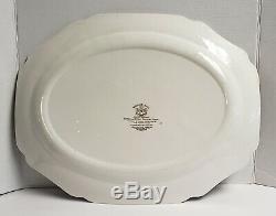 20 Johnson Brothers Heritage Hall Large Serving Platter Multicolor Gothic House