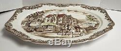 20 Johnson Brothers Heritage Hall Large Serving Platter Multicolor Gothic House