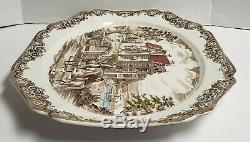 20 Johnson Brothers Heritage Hall Large Serving Platter Multicolor Gothic House