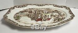 20 Johnson Brothers Heritage Hall Large Serving Platter Multicolor Gothic House