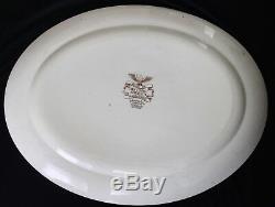 20 Oval Platter Historic America Home for Thanksgiving by Johnson Brothers