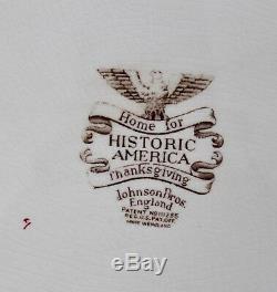 20 Oval Platter Historic America Home for Thanksgiving by Johnson Brothers