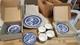 20 Piece Johnson Brothers England Blue Willow 4 Place Setting Ironstone Nib