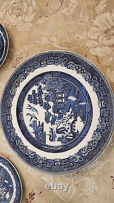20 Piece Johnson Brothers England Blue Willow 4 Place Setting Ironstone NIB
