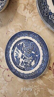 20 Piece Johnson Brothers England Blue Willow 4 Place Setting Ironstone NIB