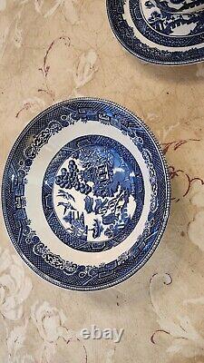 20 Piece Johnson Brothers England Blue Willow 4 Place Setting Ironstone NIB