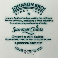 20 Piece Set Johnson Brothers Summer Chintz Dinner Lunch Bread Plate Cup Saucer