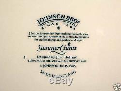 20 pc JOHNSON BROTHERS BROS SUMMER CHINTZ LOT DINNER PLATE BOWL MUG SUGAR SALAD
