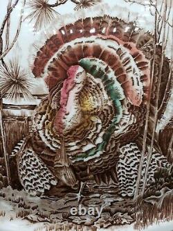 20 x 16 Johnson Bros. England His Majesty Thanksgiving Turkey Platter