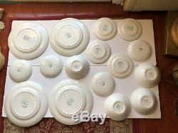 21 Pcs NEW VTG Authentic JOHNSON BROS 1940 Blue WILLOW DINNERWARE SET 4settings