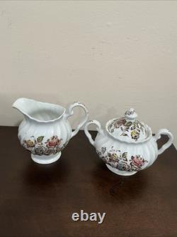 22 PC Staffordshire Bouquet Made In England By JOHNSON BROS