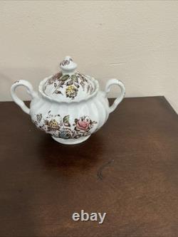 22 PC Staffordshire Bouquet Made In England By JOHNSON BROS
