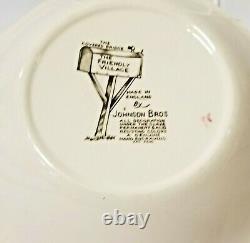 23 The Friendly Village & Country Life Johnson Bros Serving Tray Plates and More