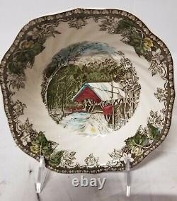 23 The Friendly Village & Country Life Johnson Bros Serving Tray Plates and More