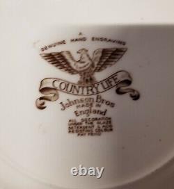 23 The Friendly Village & Country Life Johnson Bros Serving Tray Plates and More