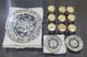 24 Pieces Vintage Johnson Bros Pareek Mirror Platinum Silver Luster Plates Cups