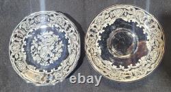 24 Pieces Vintage Johnson Bros Pareek Mirror Platinum Silver Luster Plates Cups