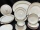 25 Piece Lot Of Johnson Bros The Orkney Partial Dinnerware Service Set