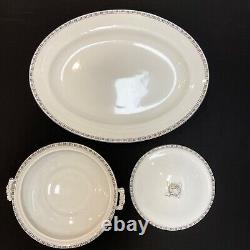 25 Piece Lot of Johnson Bros The Orkney Partial Dinnerware Service Set