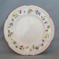 25 Pieces Johnson Brothers Fleurette-5 Place Settings-Dinner, Salad, Cereal, C/S