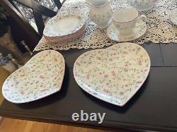 27 Pieces Johnson Bros Summer Chintz Dinnerware Set Dinner