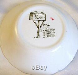 28 pc set, FRIENDLY VILLAGE, Johnson Brothers, England, 4 7-pc place settings