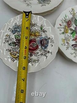 29 Pcs-johnson Bros-sheraton-floral-plates / Bowls-read