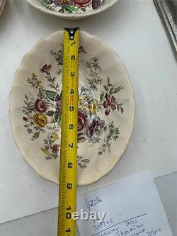 29 Pcs-johnson Bros-sheraton-floral-plates / Bowls-read