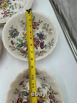 29 Pcs-johnson Bros-sheraton-floral-plates / Bowls-read