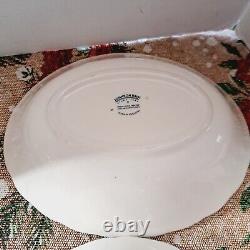 2 Johnson Bros Blue Rose Veggie Bowls 8'' and 9 England