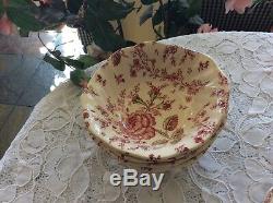 #2 Johnson Brothers Rose Chintz 20 Pieces Place Setting Service For 4 England