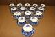 31 Pc Early Mark Johnson Brothers Willow Blue (older) Cups (no Border) & Saucers