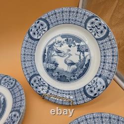 31 Pc Set JOHNSON BROS Plates Cups & Saucers Bowls Mongolia Gray/Flow Blue