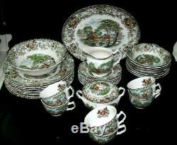 35 Piece Lot Johnson Bros Brothers Ironstone Mill Stream China Made In England