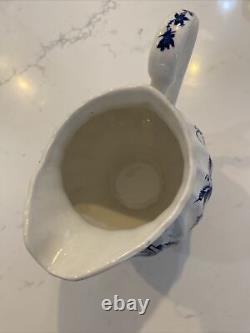36 Piece Johnson Bros Indies Blue England Ironstone Tea Cup Creamer Sugar Bowl