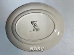 3 Different Oval Platters The Friendly Village Johnson Brothers Covered Bridge