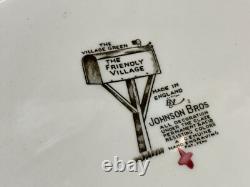 3 Different Oval Platters The Friendly Village Johnson Brothers Covered Bridge