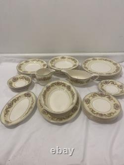 41 Piece Set Vintage Johnson Brothers Pareek Twyford 1930's Art Deco MCM