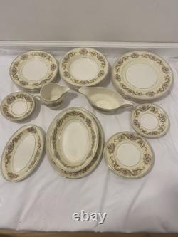 41 Piece Set Vintage Johnson Brothers Pareek Twyford 1930's Art Deco MCM