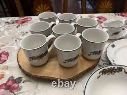 42 Piece Victorian Christmas by Johnson Bros. Dish & Cup Set
