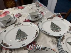 42 Piece Victorian Christmas by Johnson Bros. Dish & Cup Set