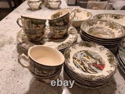 42 pc Vintage Estate Set-The Friendly Village Made in England by Johnson Bros
