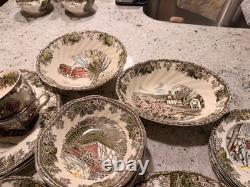 42 pc Vintage Estate Set-The Friendly Village Made in England by Johnson Bros