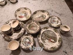 42 pc Vintage Estate Set-The Friendly Village Made in England by Johnson Bros