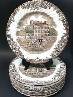 47 Pc. Johnson Brothers Heritage Hall Dinner Genuine HandEngraving Bone China Set