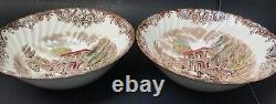 47 Pc. Johnson Brothers Heritage Hall Dinner Genuine HandEngraving Bone China Set