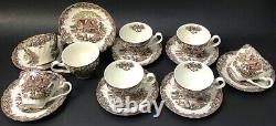 47 Pc. Johnson Brothers Heritage Hall Dinner Genuine HandEngraving Bone China Set