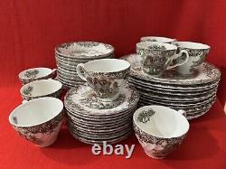 48c Johnson Brothers Heritage Hall Dinnerware Set, Made In England, A1811